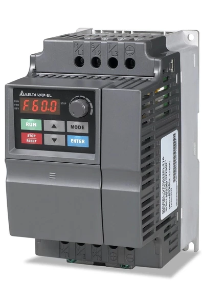 Delta VFD007EL43A | Delta VFD-EL Serisi 0,75 kW 3 Faz 400 VAC Hız Kontrol Cihazı ürün görseli 1