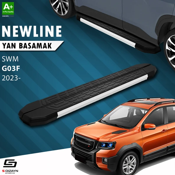 SWM G03F NewLine Aluminyum Yan Basamak 193 Cm 2023 Üzeri A+ Kalite ürün görseli 1