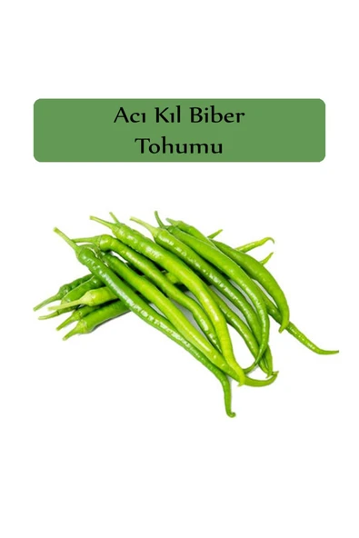 Acı Kıl Biber Tohumu 1 Paket Acı Biber Tohumu Kapalı Paket Yerli Biber Tohumu ürün görseli 1