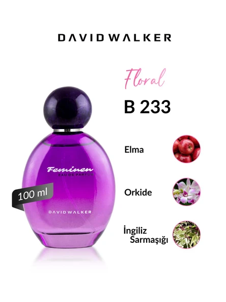 David Walker B233 Valeria 100 ml Kadın Parfüm | Floral ürün görseli 1