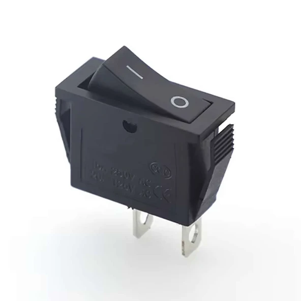 15A 250V On / Off 2 Pin Anahtar  İnce Latch Tip Buton Yüksek Akım Kcd3-101 Switch Panel Montaj Kutu Güç Kontrol Makine Motor Araba Şalter ürün görseli 1