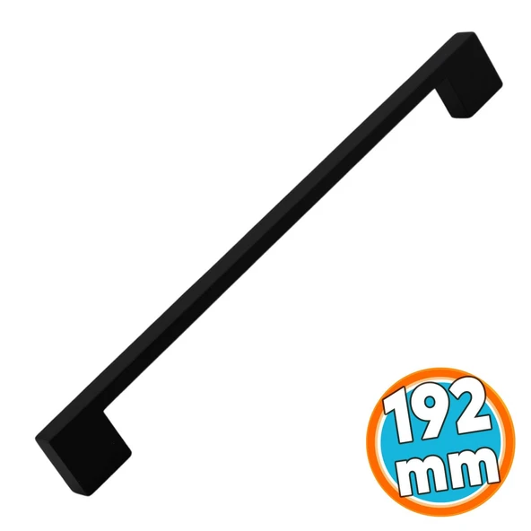 Mobilya Mutfak Çekmece Dolap Dolabı Kulbu Kulpu Kulpları (192 mm - 19.2 cm) Siyah Metal ürün görseli 1