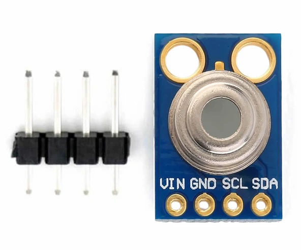 GY-906 Kızılötesi Sıcaklık Sensör Modülü  -70C / 380C MLX90614 Termometre Temassız Dijital Isı Ölçümü IIC I2C Klima Termostat Sayaç Medikal Endüstriyel Akıllı Ev Oda ürün görseli 1
