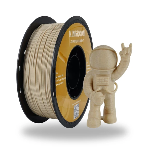 Kingroon Ahşap PLA Filament 1KG ürün görseli 1