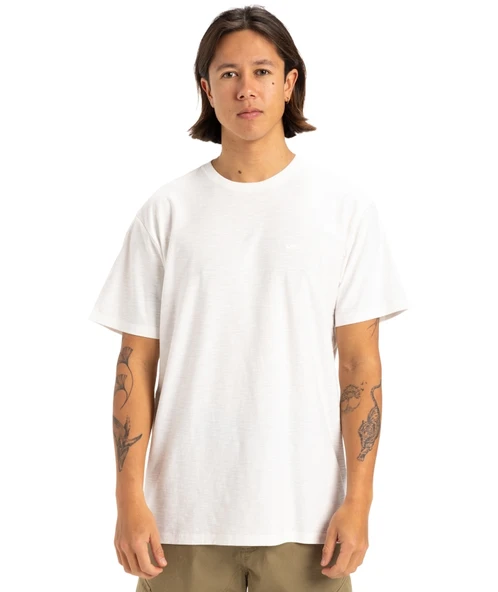 Quiksilver Slub Roundneck Erkek Kısa Kollu Tişört EQYKT04377 Ekru ürün görseli 1