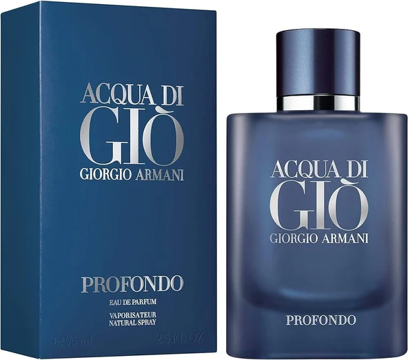 GIORGIO ARMANI AQUA DI GIO PROFONDO 75 ML HOMME ürün görseli 1