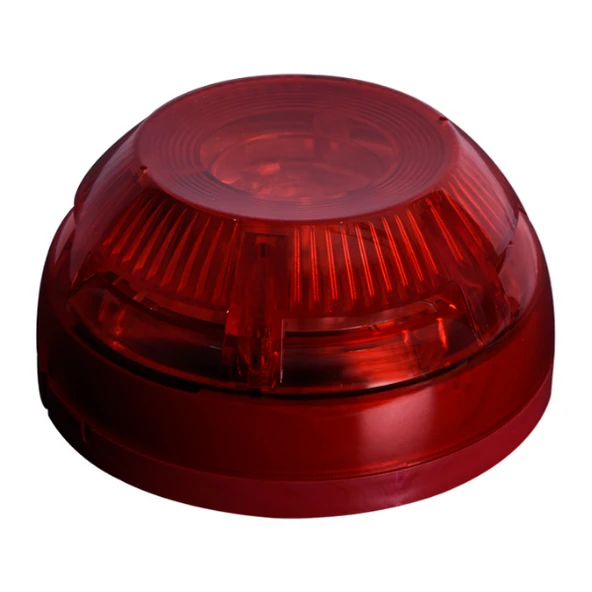 Teknim TFS-3192R Konvansiyonel Flaşörlü Yangın Alarm Sireni. Kırmızı ürün görseli 1