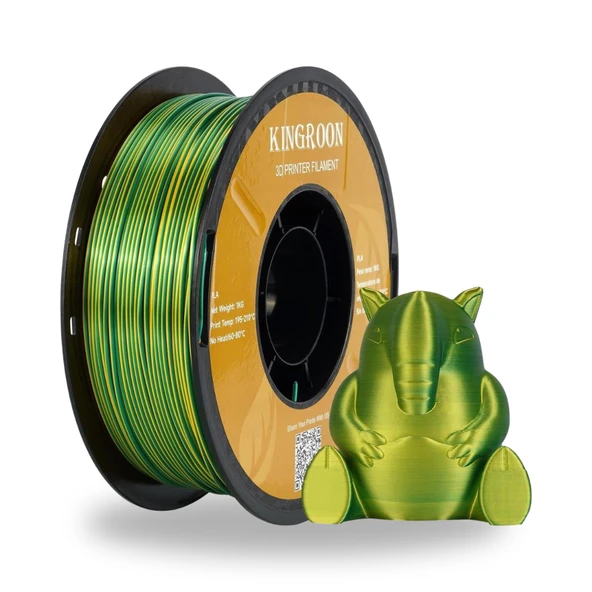 Kingroon Çift Renk Silk PLA Filament - Resim 11