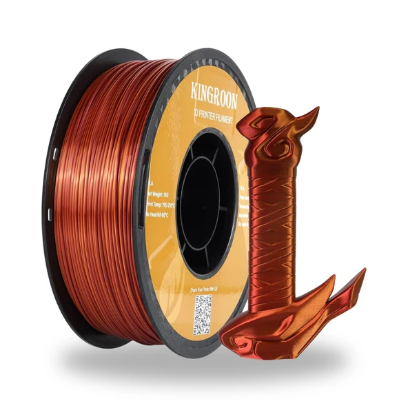 Kingroon Çift Renk Silk PLA Filament - Resim 6