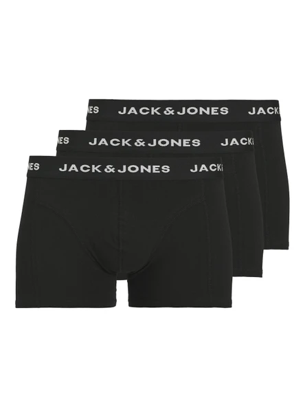JACK JONES Erkek Siyah Pamuklu 3 lü Boxer 12171944 ürün görseli 1