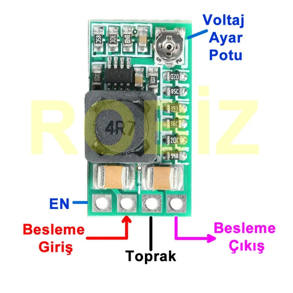 MP2315 24V to 5V 2A Voltaj Düşürücü Modül Güç Kaynağı Voltaj Ayarlanabilir ve Sabit Çıkış 1.8V 2.5V 3.3V 5V 9V 12V Mini Step Down ürün görseli 1