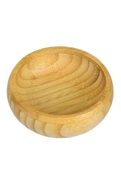 Bambu Ahşap Sosluk ve Çerezlik – 10 cm ürün görseli 1