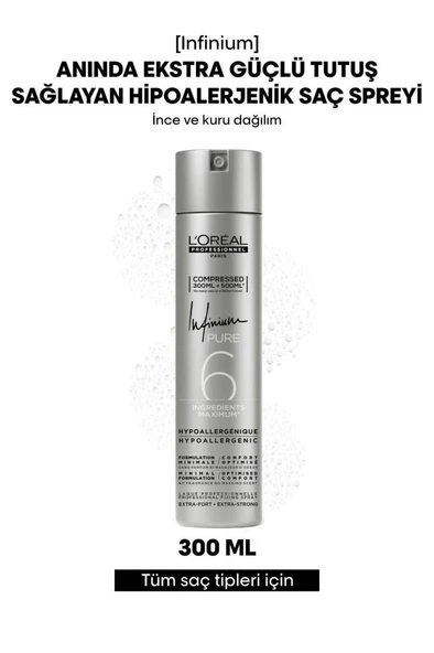 Loreal Professionnel Infinium Güçlü Tutuşlu Saç Spreyi ürün görseli 1