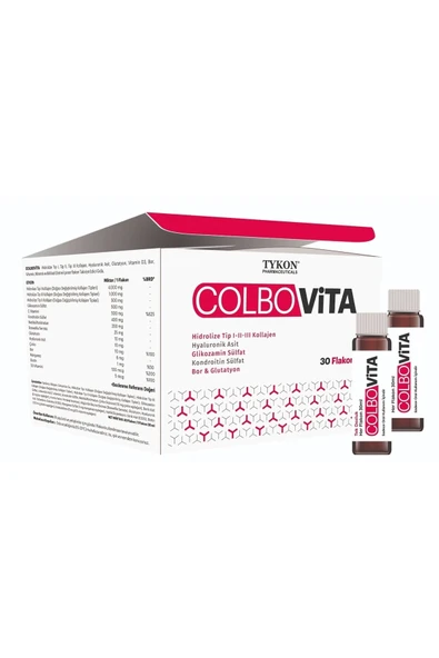 Hidrolize Tip I-ıı-ııı Kollajen Ve Bor 30 Ml X 30 Flakon ürün görseli 1