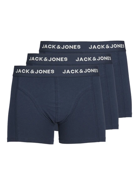 JACK JONES Erkek Lacivert Renk 3 lü Boxer 12171946 ürün görseli 1