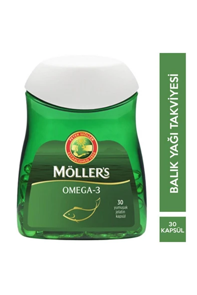 Möllers Omega-3 Takviye Edici Gıda 30 Yumuşak Kapsül ürün görseli 1