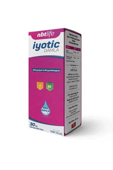 Nbt Life İyotic Damla Takviye Edici Gıda 30 ml ürün görseli 1