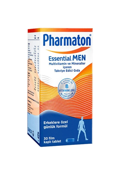 Pharmaton Essential Men Takviye Edici Gıda 30 Tablet ürün görseli 1