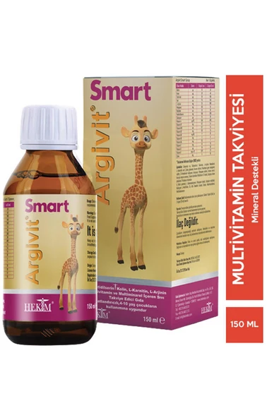 Argivit Smart Sıvı Takviye Edici Gıda 150 ml ürün görseli 1