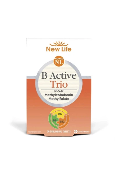 New Life B Active Trio Takviye Edici Gıda 30 Kapsül ürün görseli 1