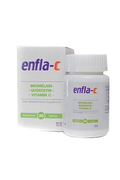 Enfla C Takviye Edici Gıda 30 Bitkisel Kapsül ürün görseli 1