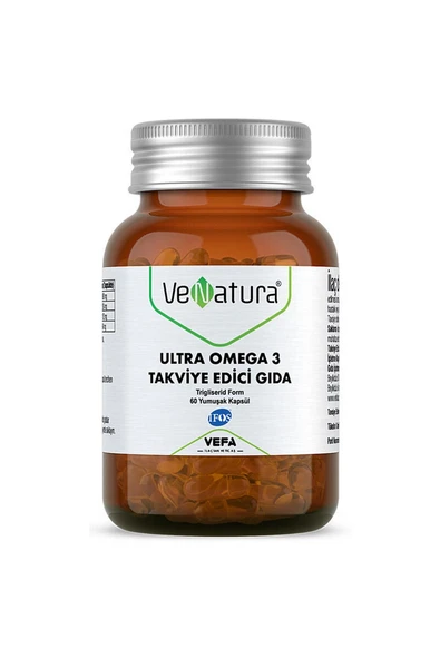 VeNatura Ultra Omega 3 Takviye Edici Gıda 60 Kapsül ürün görseli 1