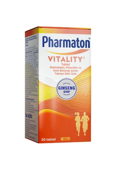 Pharmaton Vitality Takviye Edici Gıda 30 Tablet ürün görseli 1