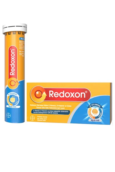 Redoxon Üçlü Etki Takviye Edici Gıda 30 Efervesan Tablet ürün görseli 1