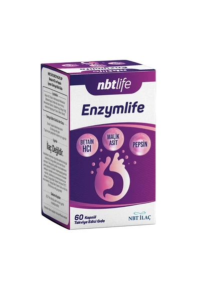 Nbt Life Enzymlife Takviye Edici Gıda 60 Kapsül ürün görseli 1