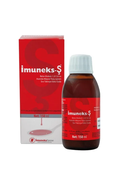 İmuneks Takviye Edici Gıda Şurup 150 ml ürün görseli 1