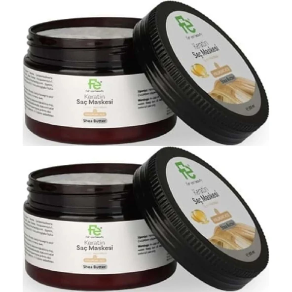Fe Keratin Saç Maskesi 300ML (2 Li Set) ürün görseli 1
