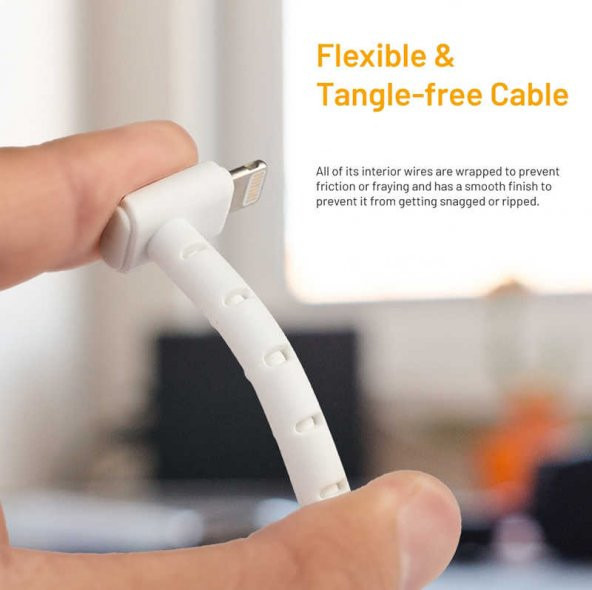 Roar Kick Stand Data Lightning Usb Cable - Resim 4