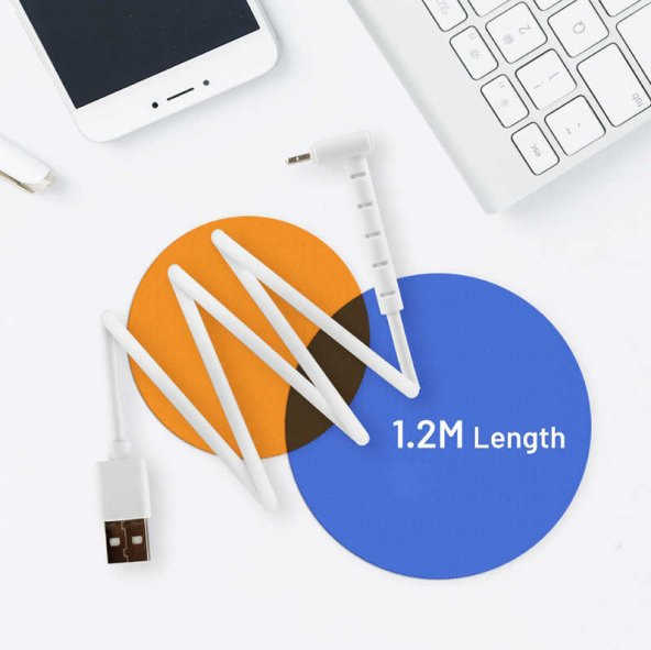 Roar Kick Stand Data Lightning Usb Cable - Resim 5