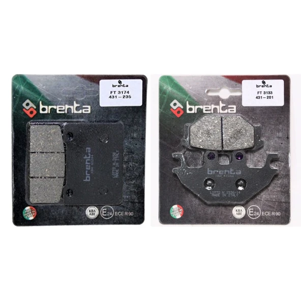 Sym Wolf 250 Ön ve Arka Fren Balata Takımı Brenta BR10 ürün görseli 1
