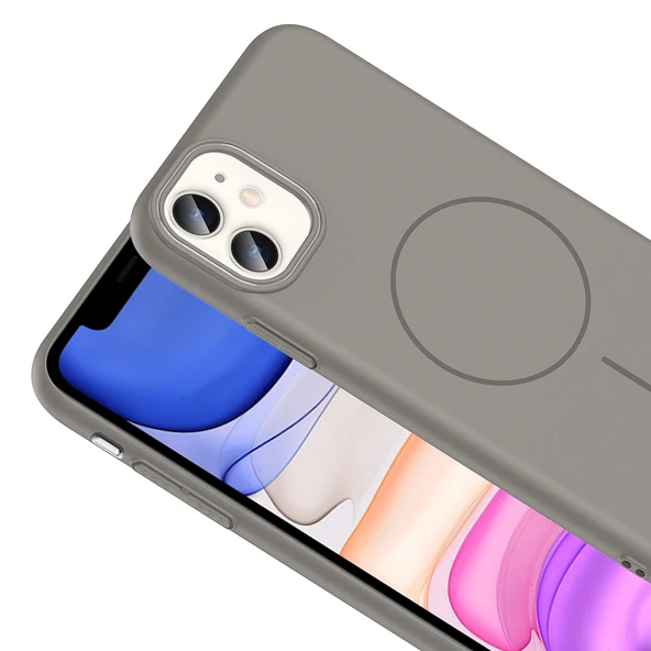 iPhone 11 Kılıf Magsafe Şarj Özellikli Ruby Sert Kılıf - Resim 11