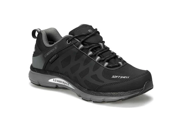 Lumberjack Bağcıklı Su Geçirmez Outdoor Ayakkabı Siyah-Gri 45 URSA ürün görseli 1