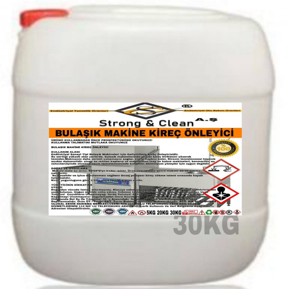 Bulaşık Makina Kireç Önleyici 30kg ürün görseli 1
