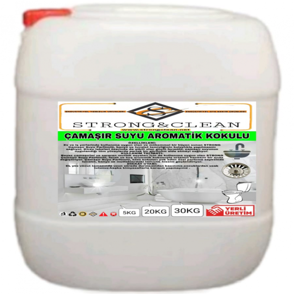 Çamaşır Suyu Aromatik Kokulu 30kg ürün görseli 1