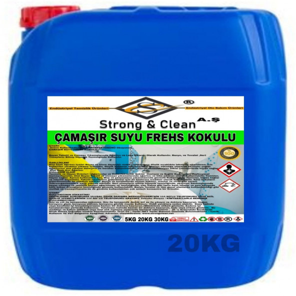 Çamaşır Suyu Fresh Kokulu 20kg ürün görseli 1