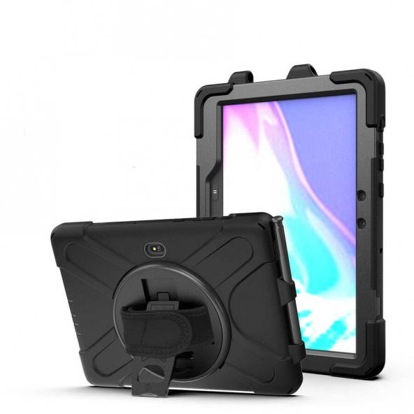 Galaxy Tab Active Pro T547 Zore Defender Tablet Silikon - Resim 2