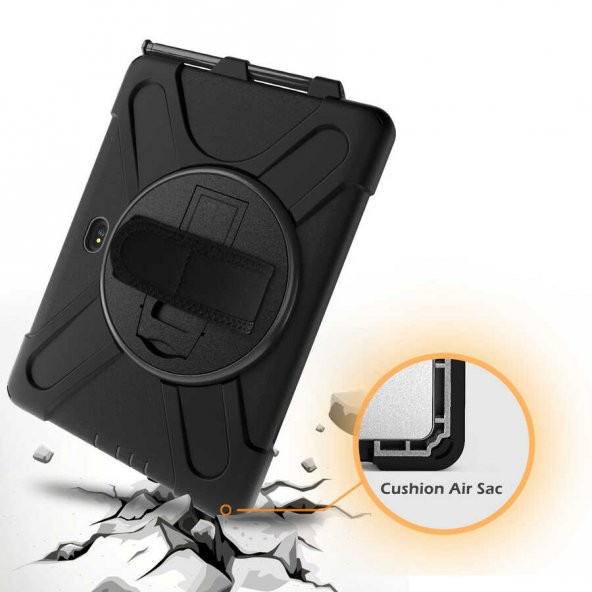 Galaxy Tab Active Pro T547 Zore Defender Tablet Silikon - Resim 3