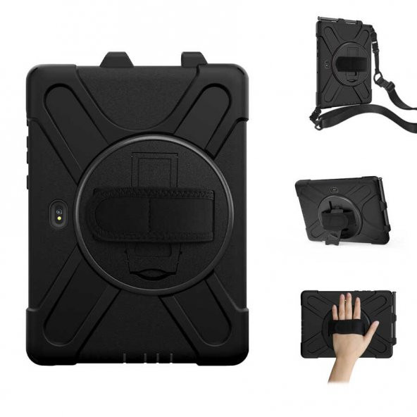 Galaxy Tab Active Pro T547 Zore Defender Tablet Silikon - Resim 5