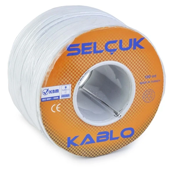 Selçuk 2x0,75 mm Hoparlör Kablosu BEYAZ ürün görseli 1