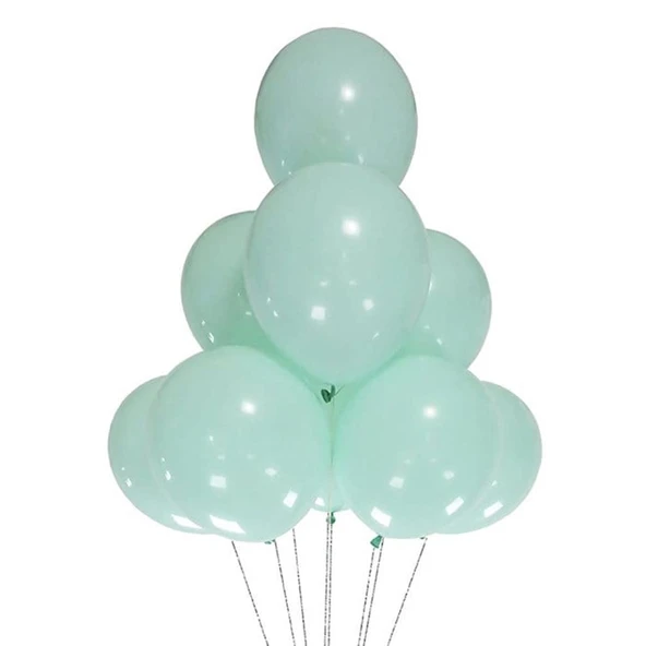 BALON LATEKS 12'' SU YEŞİLİ 15'Lİ ürün görseli 1