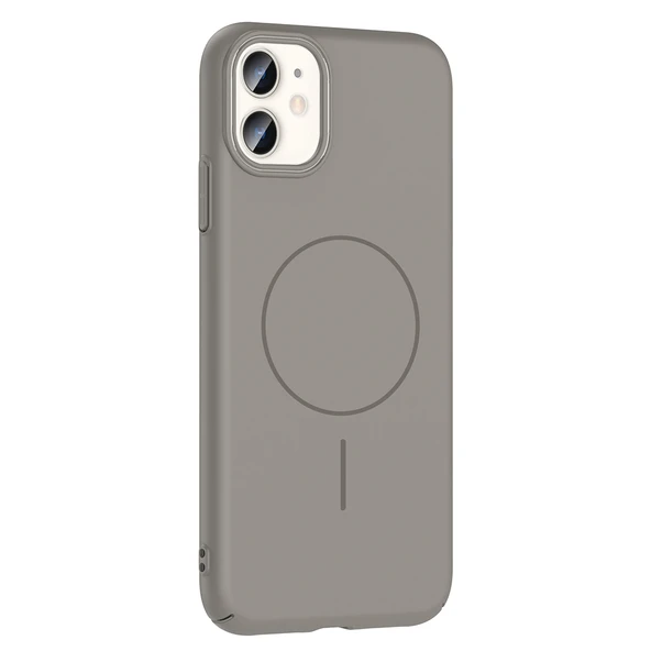 iPhone 11 Kılıf Kablosuz Şarj Özellikli Ruby Silikon Kapak - Resim 3