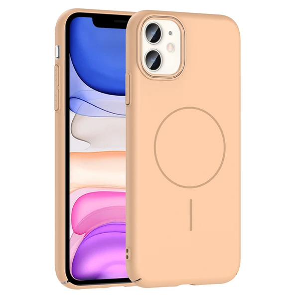 iPhone 11 Kılıf Kablosuz Şarj Özellikli Ruby Silikon Kapak - Resim 9