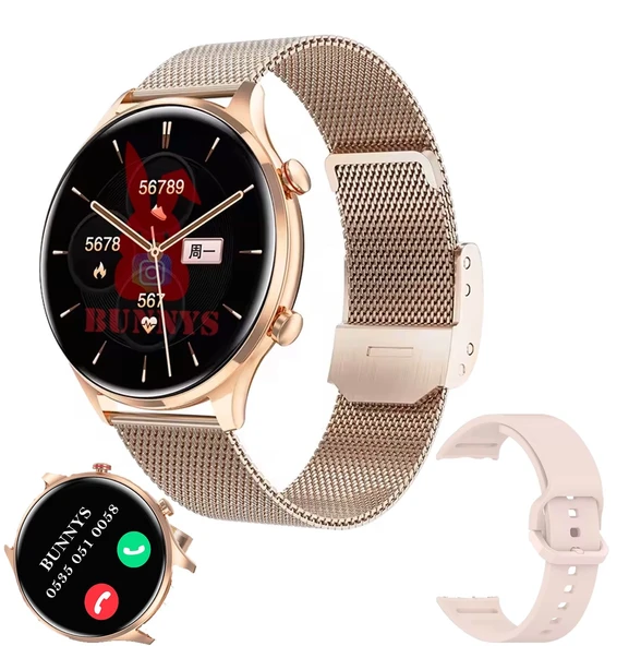 Bunnys Honor X9c Uyumlu Su Geçirmez Akıllı Saat Mini 1.32 İnç AMOLED ürün görseli 1