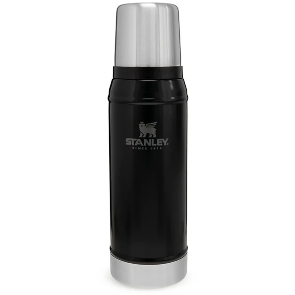Stanley Klasik Vakumlu Paslanmaz Çelik Termos 0.75 LT - Matte Black Pebble ürün görseli 1