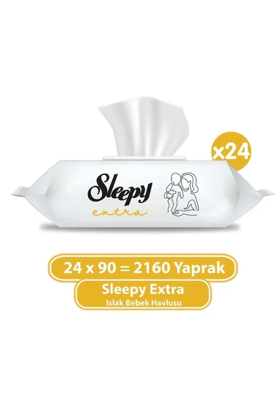 Sleepy Extra Islak Bebek Havlusu 24x90 (2160 Yaprak) ürün görseli 1
