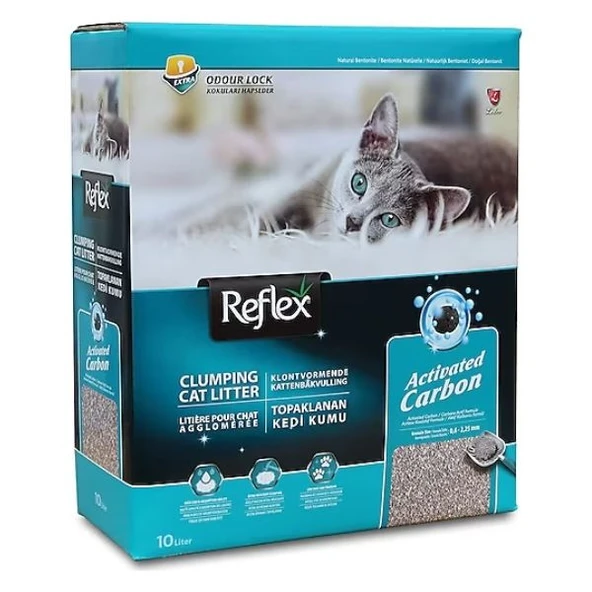 Reflex Aktif Karbonlu Kedi Kumu 10 L ürün görseli 1